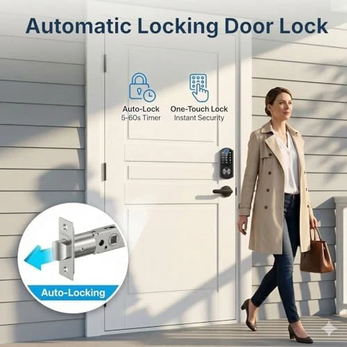 Smart Lock with Fingerprint and Keyless Entry — Smart Lock, RUIKANG POWER