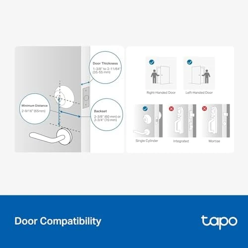 Smart Wi-Fi Door Lock, Deadbolt — Smart Lock, Tapo