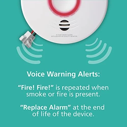 Smoke Detector and Indoor Air Quality Monitor — Air Quality Monitor, Kidde