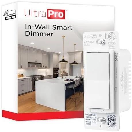 Z-Wave Dimmer, Long Range, Direct 3-Way — Smart Switch, UltraPro