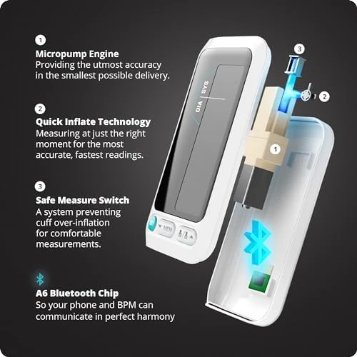 Bluetooth Blood Pressure Monitor with Automatic Upper Arm Cuff — Blood Pressure Monitor, Greater Goods