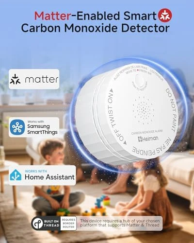 Carbon Monoxide Detector — Air Quality Monitor, HEIMAN