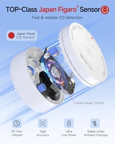 Carbon Monoxide Detector — Air Quality Monitor, HEIMAN