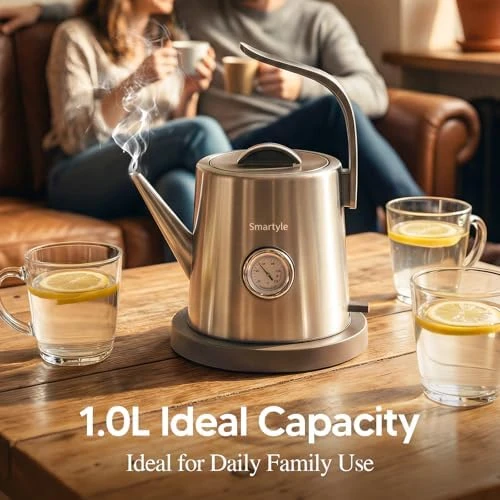 Electric Tea Kettle with Thermometer — Electric Kettle, Smartyle