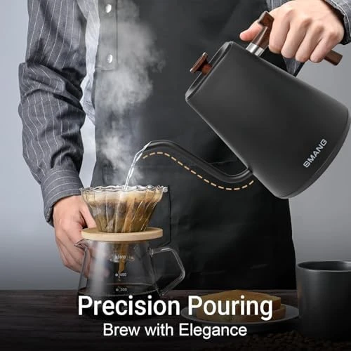 Gooseneck Electric Kettle with Temperature Control — Electric Kettle, SMANGPER