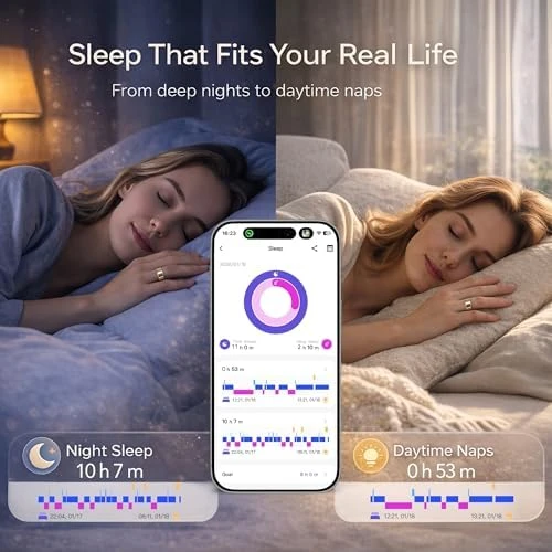 Health & Fitness Tracker Ring — Smart Ring, VIYONA