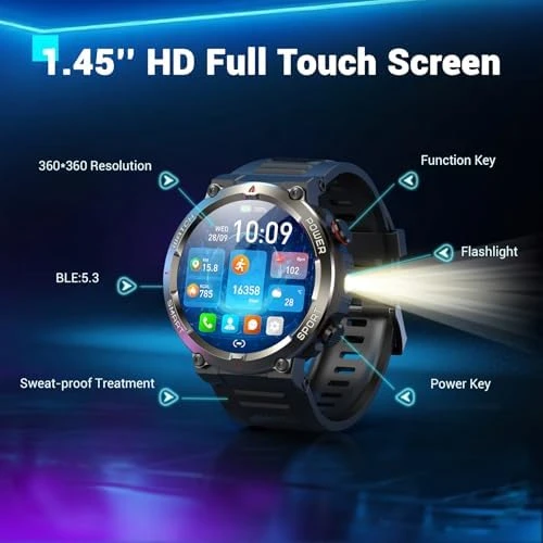 Military Smart Watch for Men — Smart Watch, Blackview