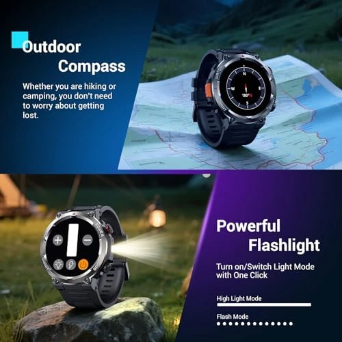 Military Smart Watch for Men — Smart Watch, Blackview