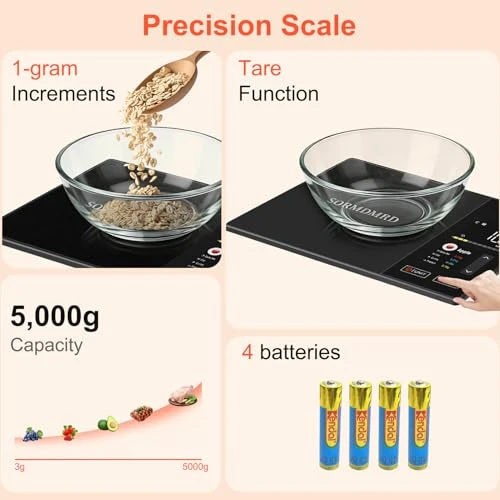 Smart Kitchen Food Scale with Nutritional Calculator — Smart Scale, SORMDMRD