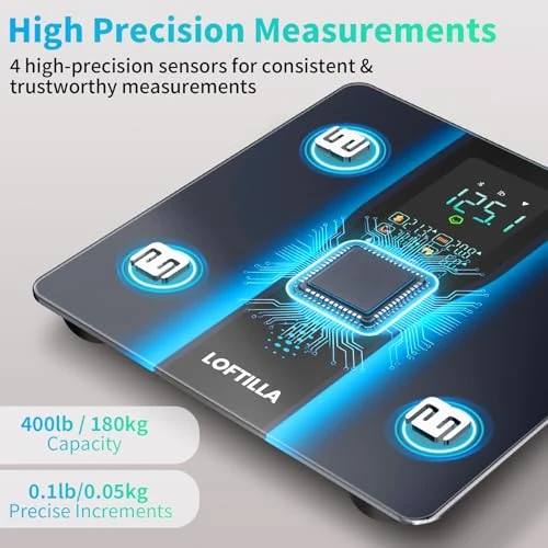 Smart Scale for Body Weight with BMI Body Fat Muscle Mass — Smart Scale, LOFTILLA