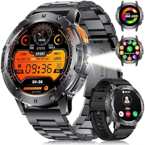 Smart Watch with Flashlight and Bluetooth Calling — Smart Watch, LIGE