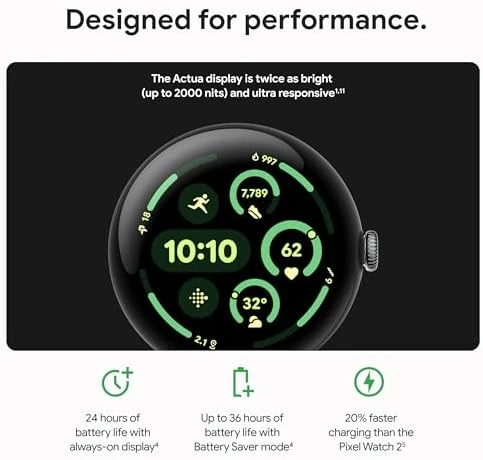 Fitness Smartwatch with 24-Hour Battery — Smart Watch, Google