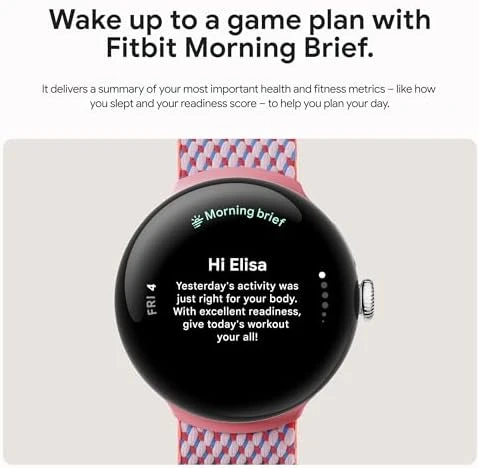 Fitness Smartwatch with 24-Hour Battery — Smart Watch, Google