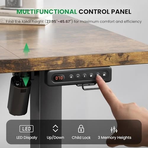 Electric Standing Desk Adjustable — Standing Desk, SIAGO