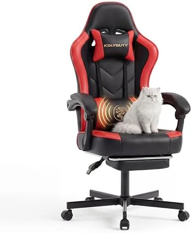 Gaming Chair with Footrest and Lumbar Support — Smart Chairs, Kslysuty
