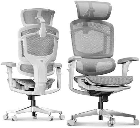 Premium Ergonomic Office Chair with Footrest — Smart Chairs, FLEXISPOT