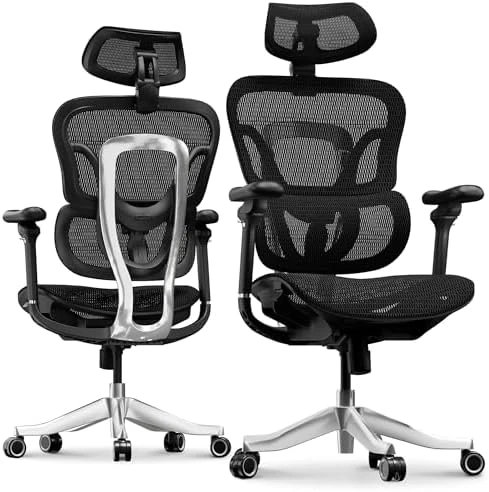 Premium Ergonomic Office Chair with Footrest — Smart Chairs, FLEXISPOT