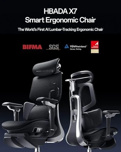 Smart Ergonomic Chair — Smart Chairs, Hbada