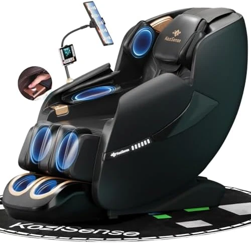 3D Massage Chair Full Body, Zero Gravity Shiatsu Massage Recliner Chair with Heat, AI Control, Body Scan and Calfrest... — Massage Chairs, KoziSense