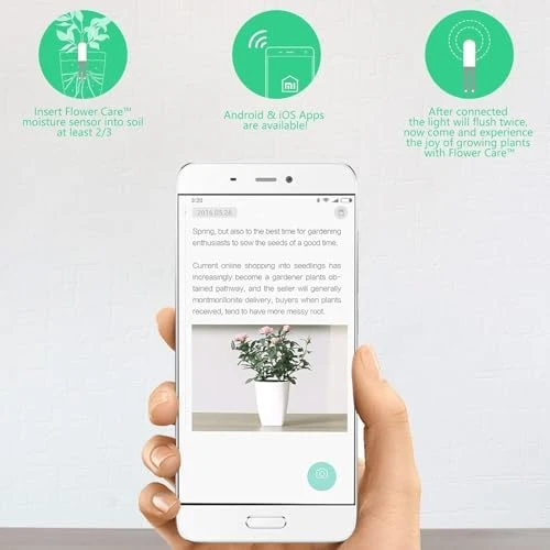 4 in 1 Plant Monitor — Soil Moisture Sensor, Sinbeda