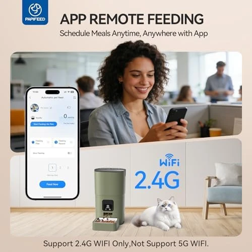 Automatic Cat Feeder — Automatic Pet Feeder, PAPIFEED