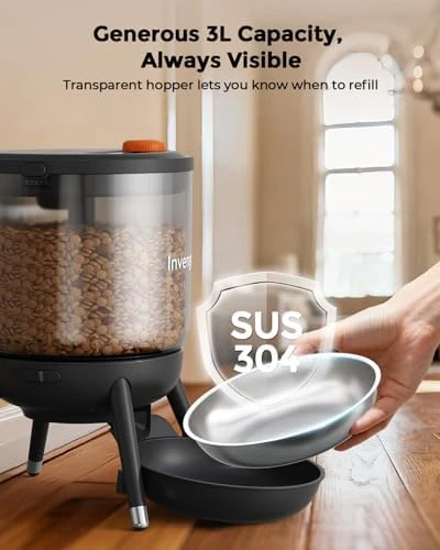 Automatic Pet Feeder with Timed Food Dispenser — Automatic Pet Feeder, Invengo