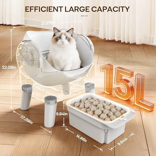 Automatic Self-Cleaning Cat Litter Box — Self-Cleaning Litter Box, RPZ