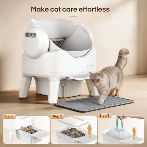 Automatic Self-Cleaning Cat Litter Box — Self-Cleaning Litter Box, RPZ