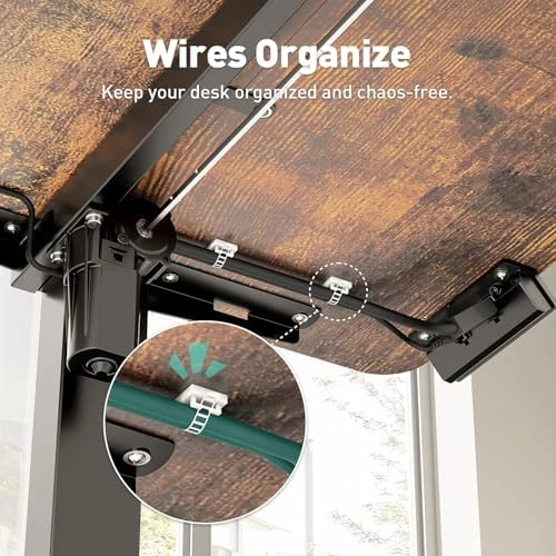 Electric Standing Desk Adjustable Height, Ergonomic Sit Stand Computer Desk — Standing Desk, VVENACE