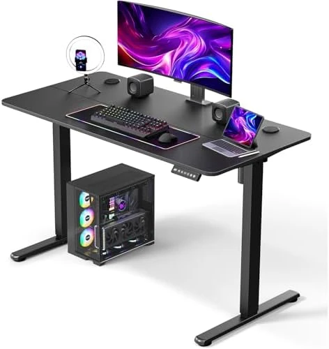 Electric Standing Desk Adjustable Height, Ergonomic Sit Stand Computer Desk — Standing Desk, VVENACE