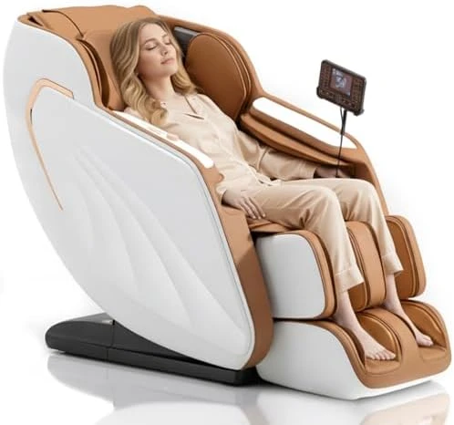 Full Body Zero Gravity Shiatsu Massage Recliner Chair with Heat, AI Voice Control, and Smart Screen — Massage Chairs, Msutree