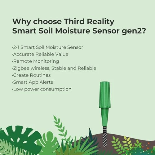 Smart Soil Moisture Sensor 3-Pack — Soil Moisture Sensor, THIRDREALITY