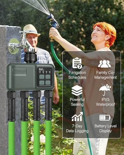 Water Timer for Garden Hose — Irrigation System, WILAWELS