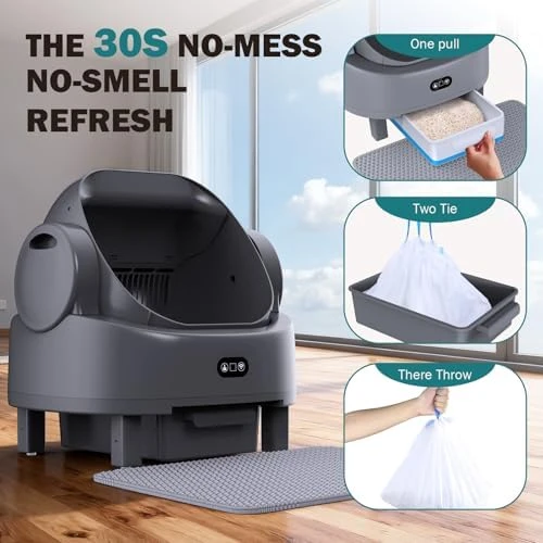 Automatic Litter Box — Self-Cleaning Litter Box, LUODIER