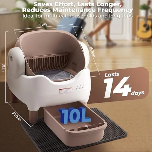 Automatic Self Cleaning Cat Litter Box — Self-Cleaning Litter Box, KITPLUS
