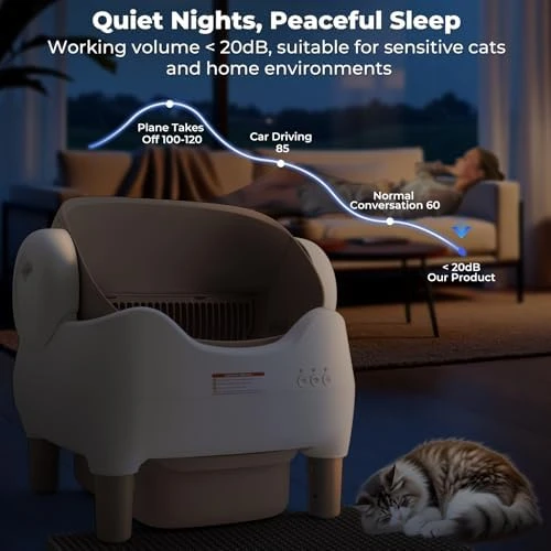 Automatic Self Cleaning Cat Litter Box — Self-Cleaning Litter Box, KITPLUS