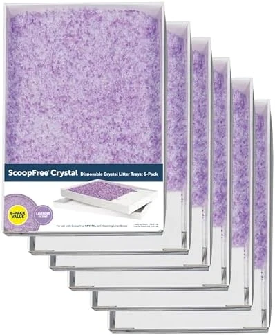 Disposable Crystal Cat Litter Tray — Self-Cleaning Litter Box, PetSafe