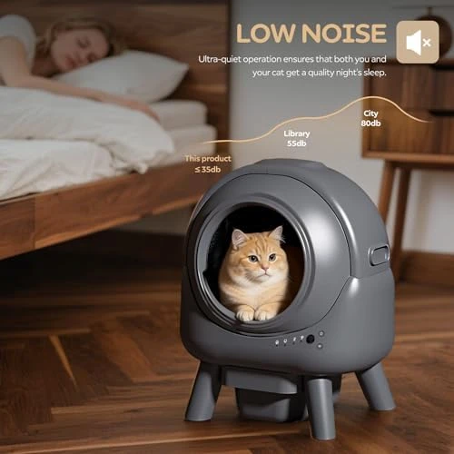 Self Cleaning Litter Box with App Control — Self-Cleaning Litter Box, Heldenrol