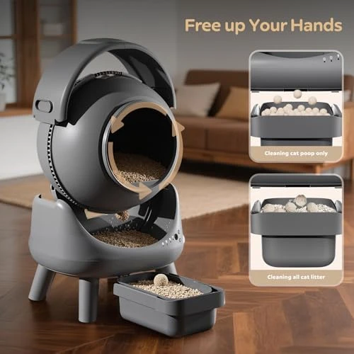 Self Cleaning Litter Box with App Control — Self-Cleaning Litter Box, Heldenrol
