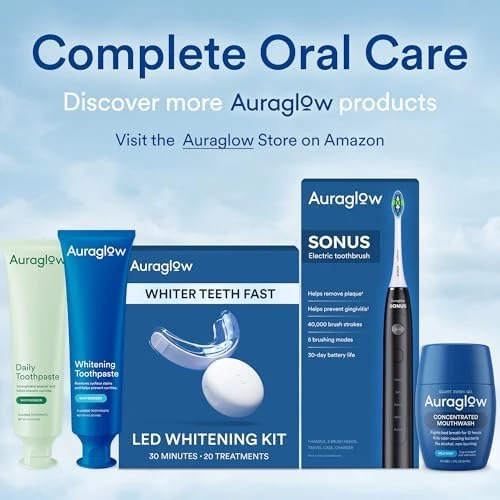 Sonic Electric Toothbrush for Adults — Electric Toothbrush, Auraglow