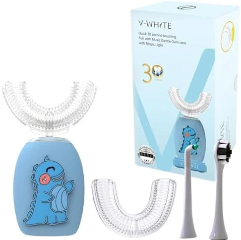 Ultrasonic U-Shaped Toothbrush for Teeth Whitening — Electric Toothbrush, V-WHITE