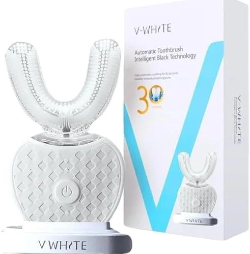 Ultrasonic U-Shaped Toothbrush for Teeth Whitening — Electric Toothbrush, V-WHITE