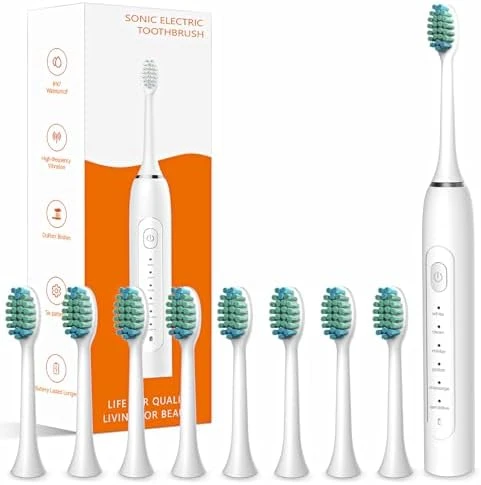 Waterproof Sonic Electric Toothbrush for Adults — Electric Toothbrush, IYGLKD