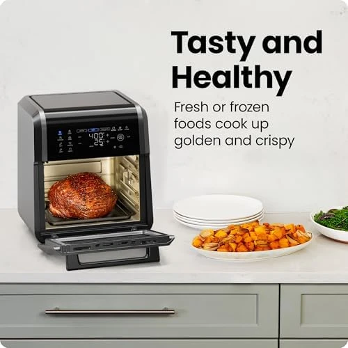 12-Quart 5-in-1 Air Fryer Oven with Digital Timer and Touchscreen — Air Fryer, Chefman