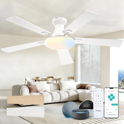 Ceiling Fan with Lights — Smart Fan, Amico