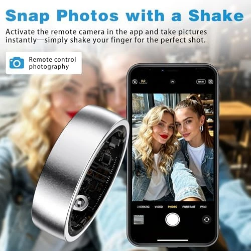 Fitness Tracker Ring — Smart Ring, S SECRETTOP