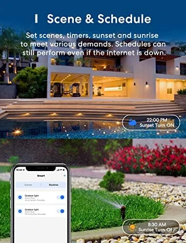 Outdoor Wi-Fi Outlet with 3 Independent Sockets — Smart Plug, meross