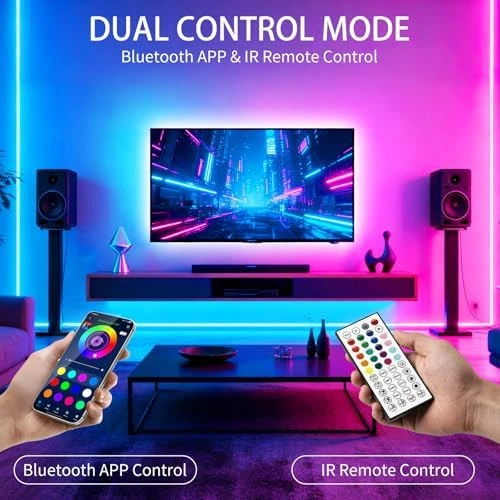 RGB Music Sync Color Changing LED Strip Lights — LED Strip Lights, LCTKJTP