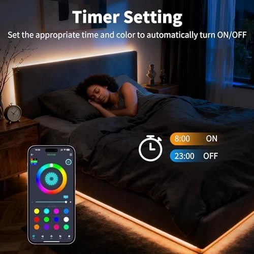 RGB Music Sync Color Changing LED Strip Lights — LED Strip Lights, LCTKJTP