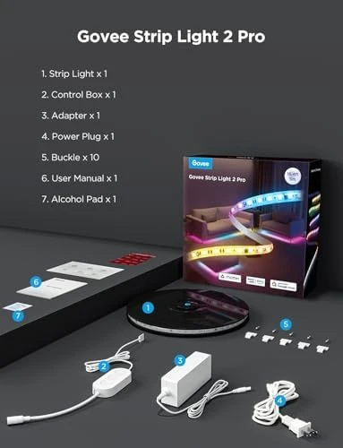 RGBWWIC Strip Light 2 Pro with Matter — LED Strip Lights, Govee